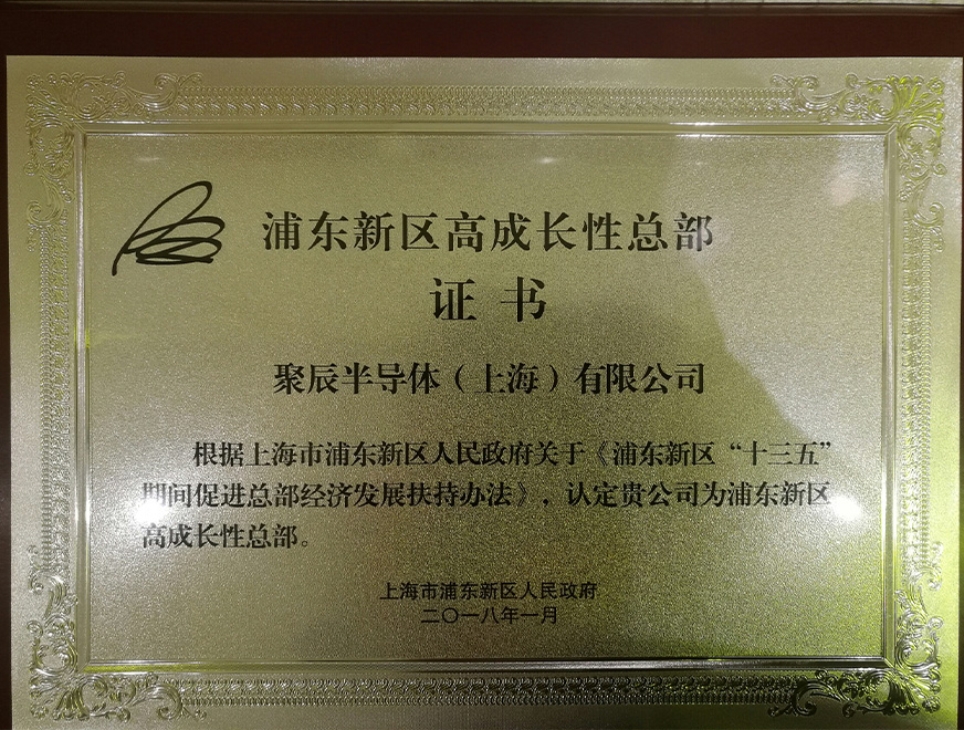  2018年agingames被浦东新区人民政府认定为“浦东新区高成长性总部”